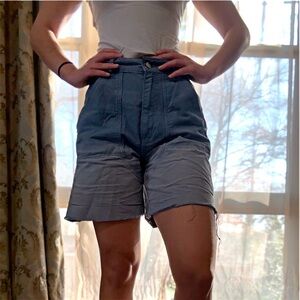 BDG High Waist Ombré Blue Women's Shorts
